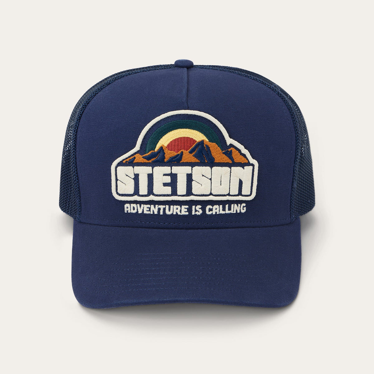 Mountain Sunset Trucker Cap Navy | Stetson Hats