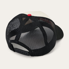 Rodeo Patch Trucker Cap Off White / Black | Stetson Hats