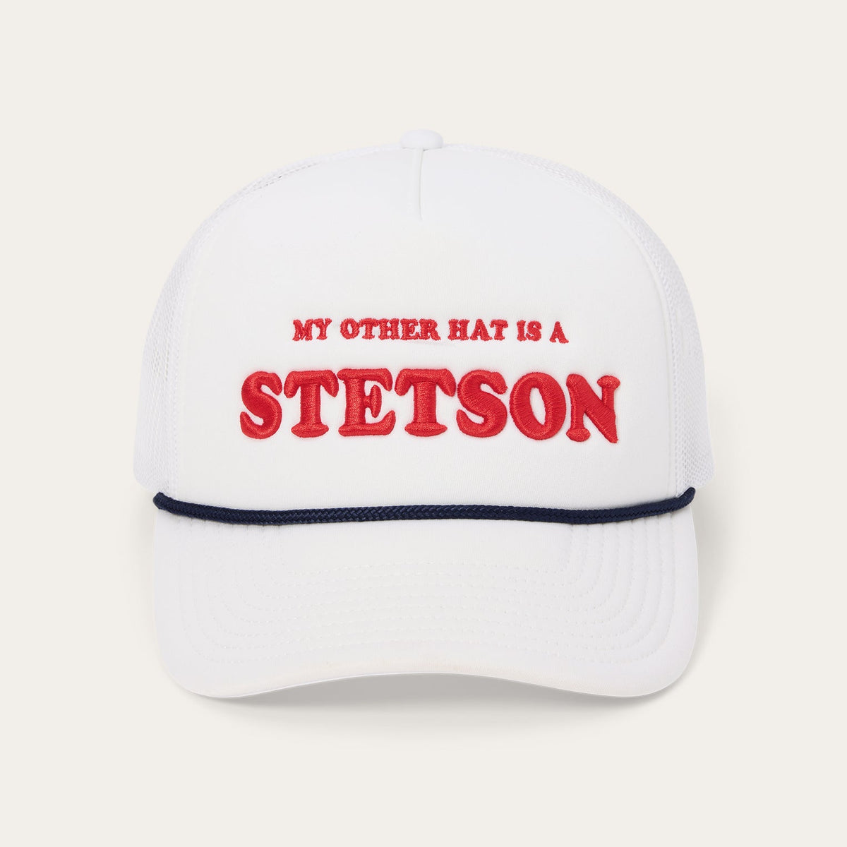 My Other Hat Is A Stetson Trucker Cap White | Stetson Hats
