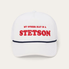 My Other Hat Is A Stetson Trucker Cap White | Stetson Hats