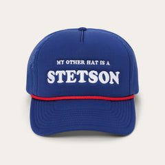 My Other Hat Is A Stetson Trucker Cap Royal | Stetson Hats