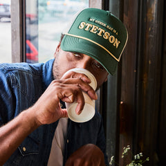 My Other Hat Is A Stetson Trucker Cap Olive | Stetson Hats