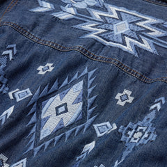 Dark Blue Denim Shirt Dress Blue | Stetson Women