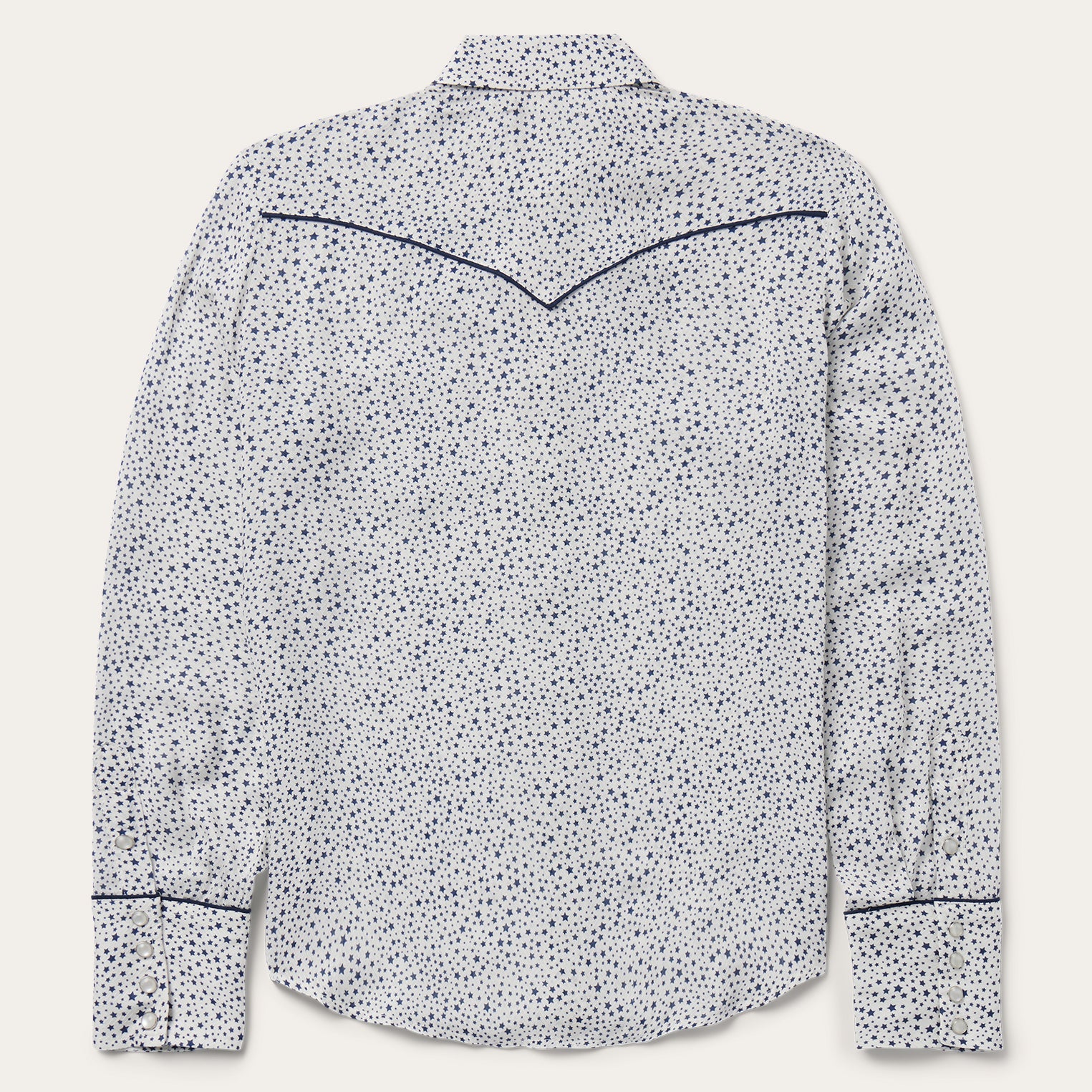 Stars Print Western Shirt White | Stetson Women