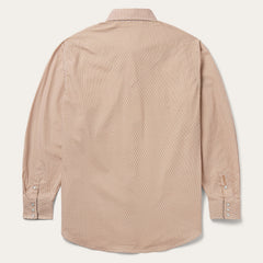 Diamond Print Western Shirt Orange | Stetson Men