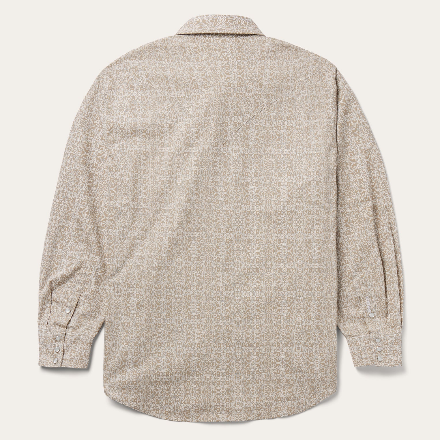 Medallion Print Western Shirt Brown | Stetson Men
