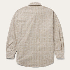 Medallion Print Western Shirt Brown | Stetson Men