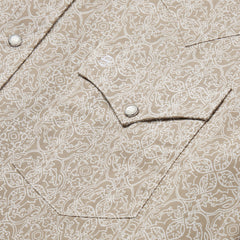 Medallion Print Western Shirt Brown | Stetson Men