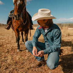 Thunder 10X Straw Cowboy Hat Ivory Gray | Stetson Hats