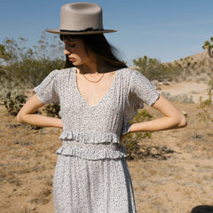 Stars Print Dress White | Stetson Women