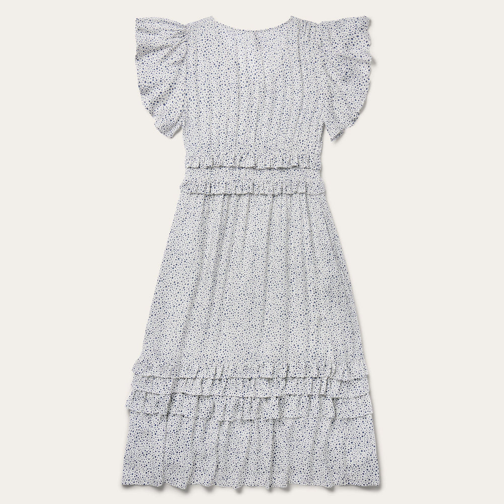 Stars Print Dress White | Stetson Women