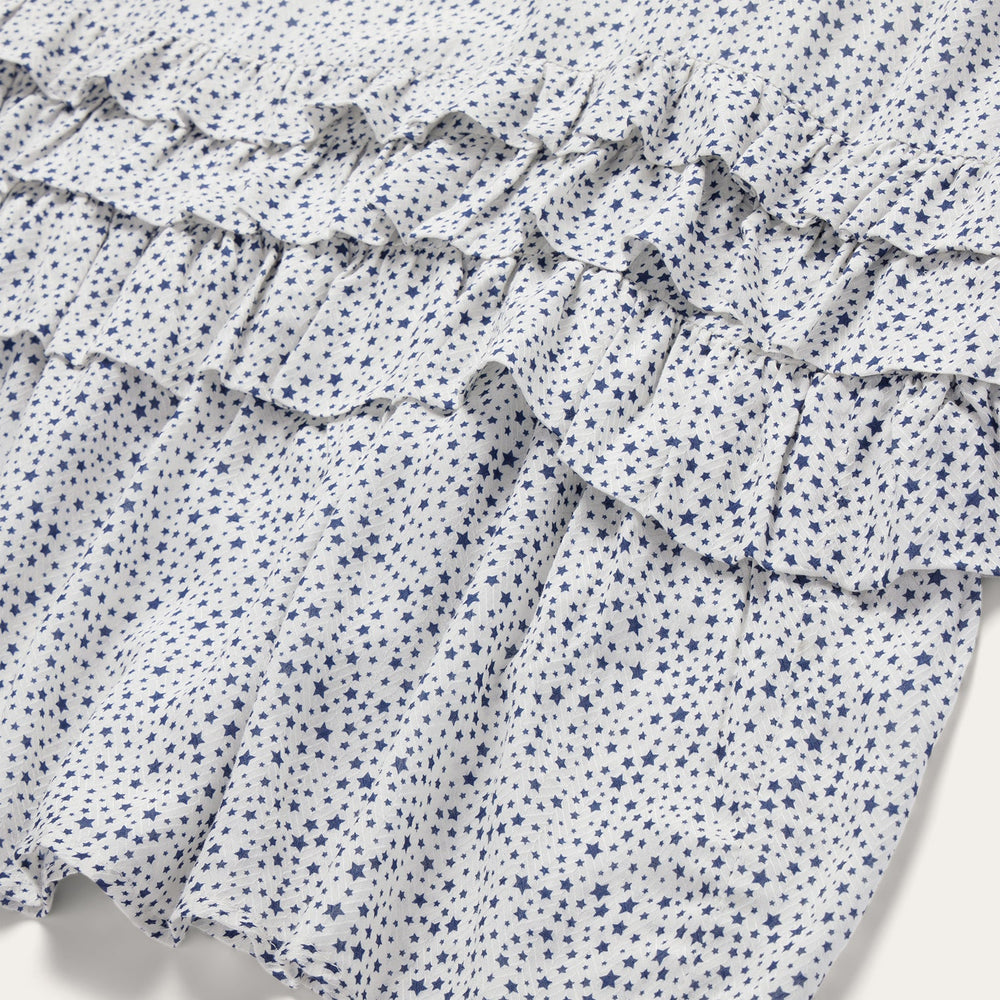 Stars Print Dress White | Stetson Women