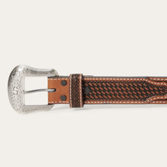 Western Icons Tooled Belt Cognac | Stetson Men