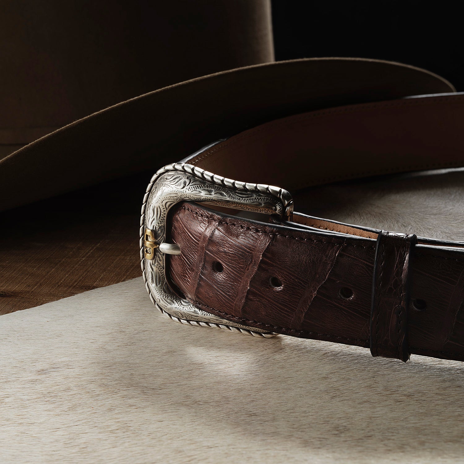 Caiman Western Tab Belt Cigar Classic | Stetson Men