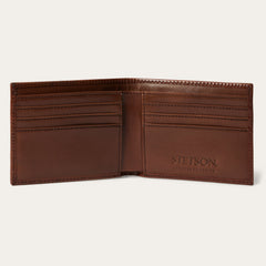 Tooled Bi-Fold Wallet Brown | Stetson Men