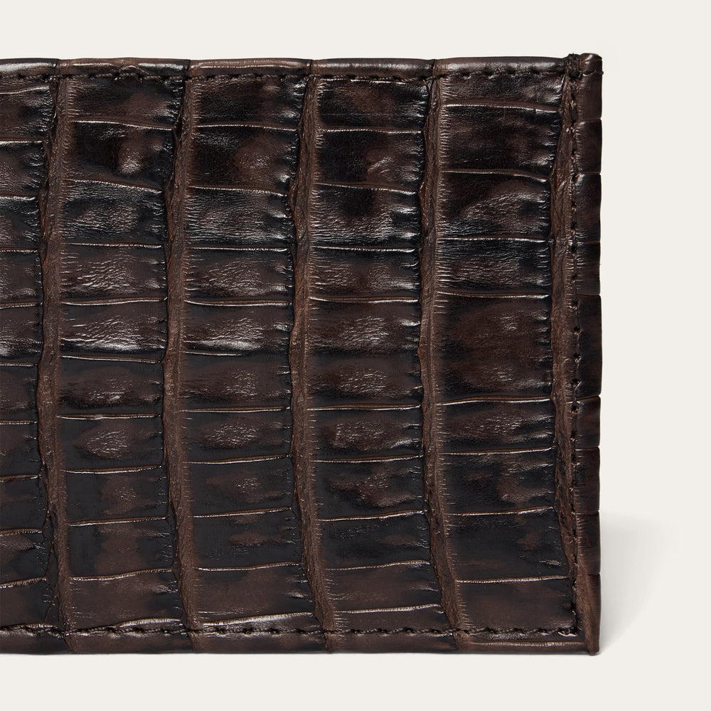 Caiman Bi-Fold Wallet Cigar Classic | Stetson Men