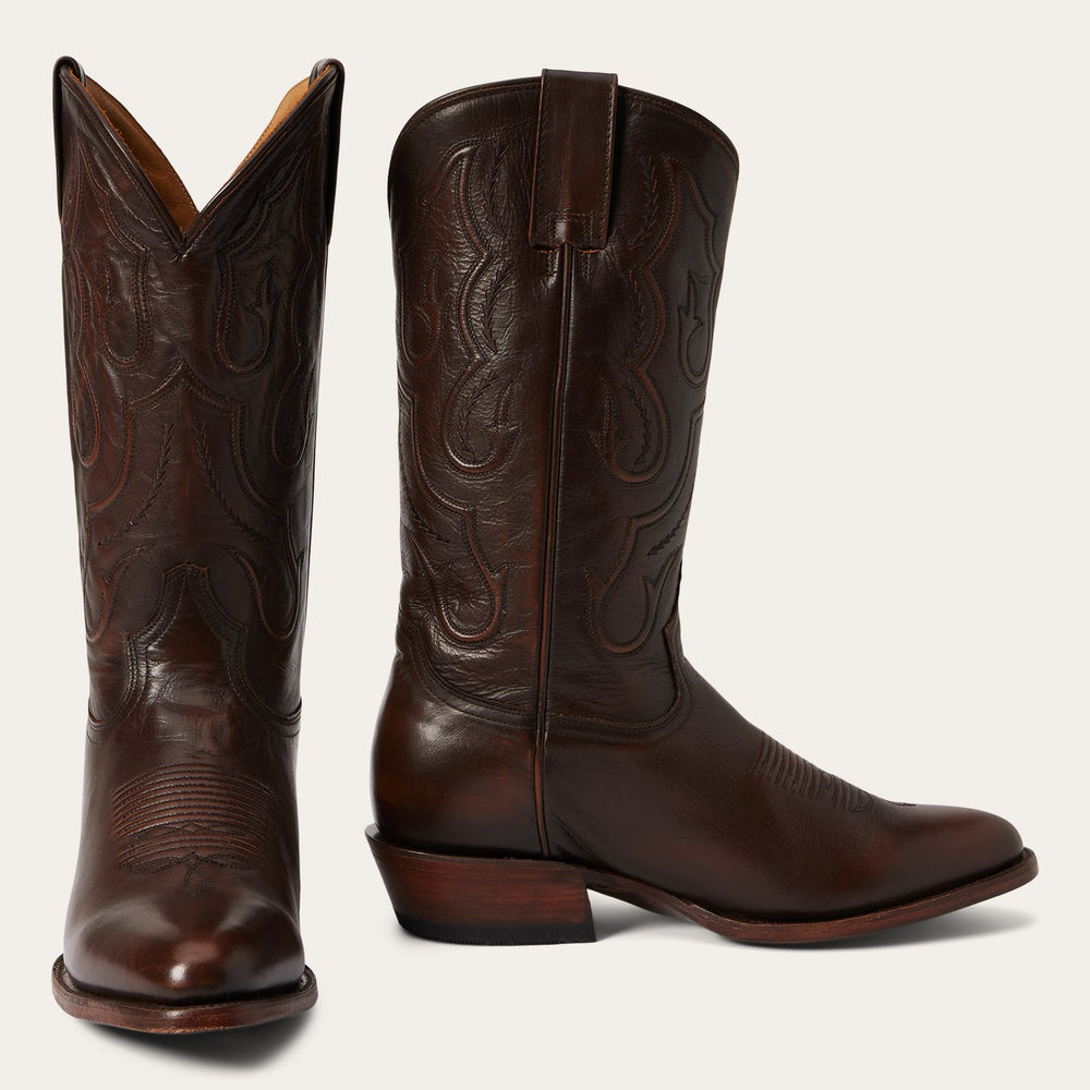 Carlisle Western Boots Burnished Brown | Stetson