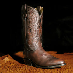 Carlisle Western Boots Burnished Brown | Stetson