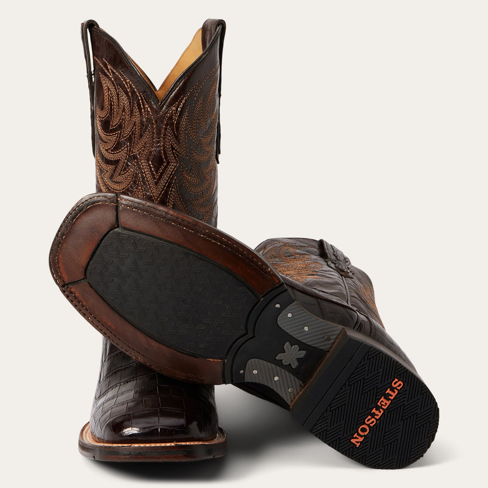 Aces Alligator Boots Brown | Stetson