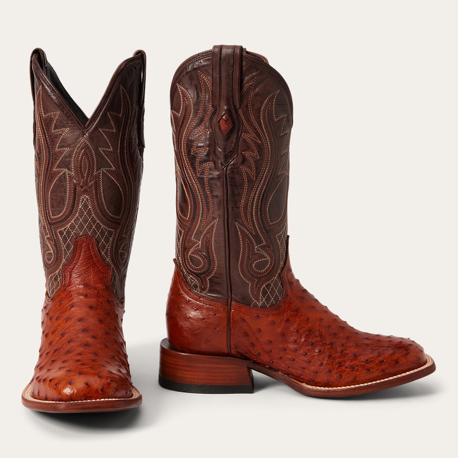 Ozzy Ostrich Boot Brown | Stetson