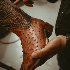 Ozzy Ostrich Boot Brown | Stetson