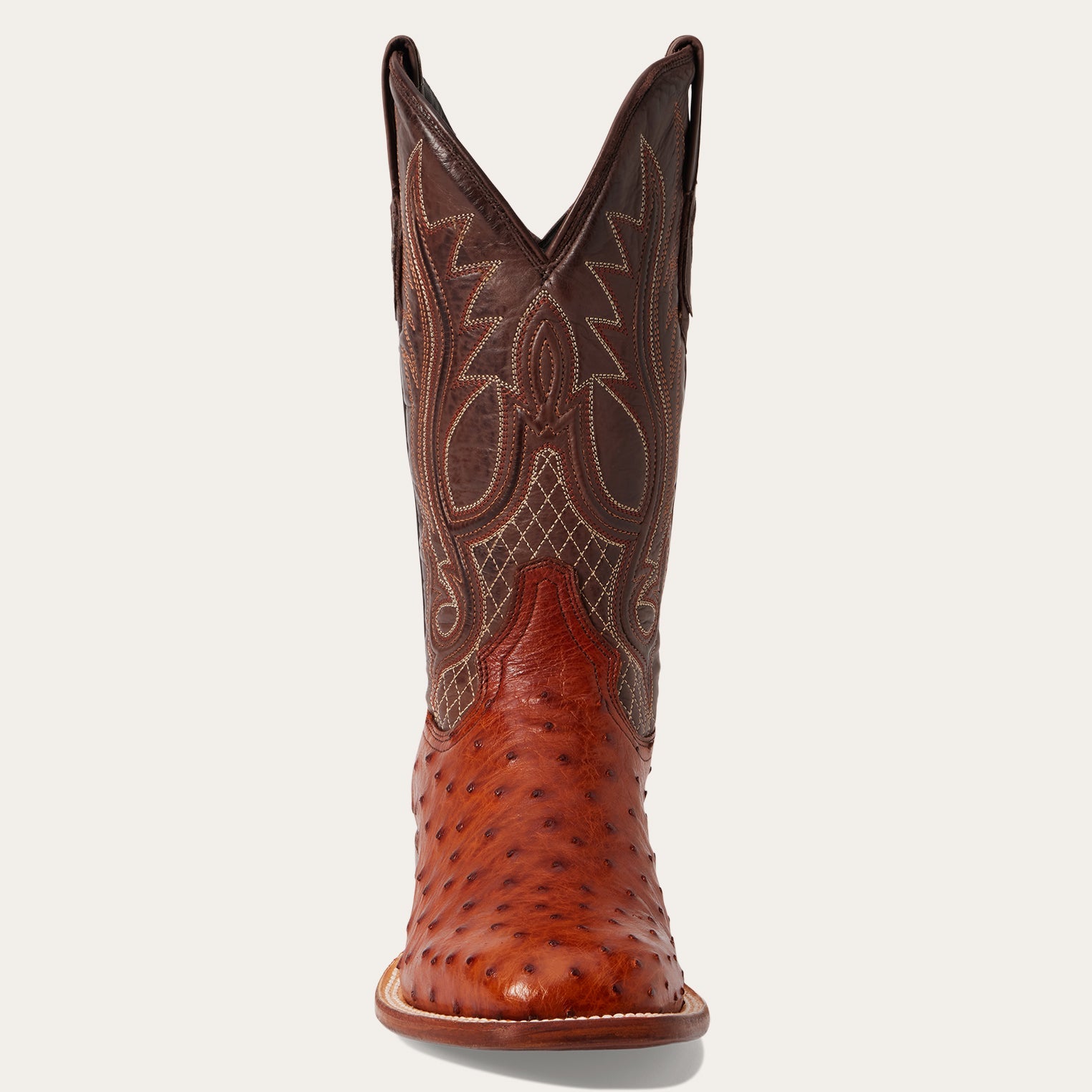 Ozzy Ostrich Boot Brown | Stetson