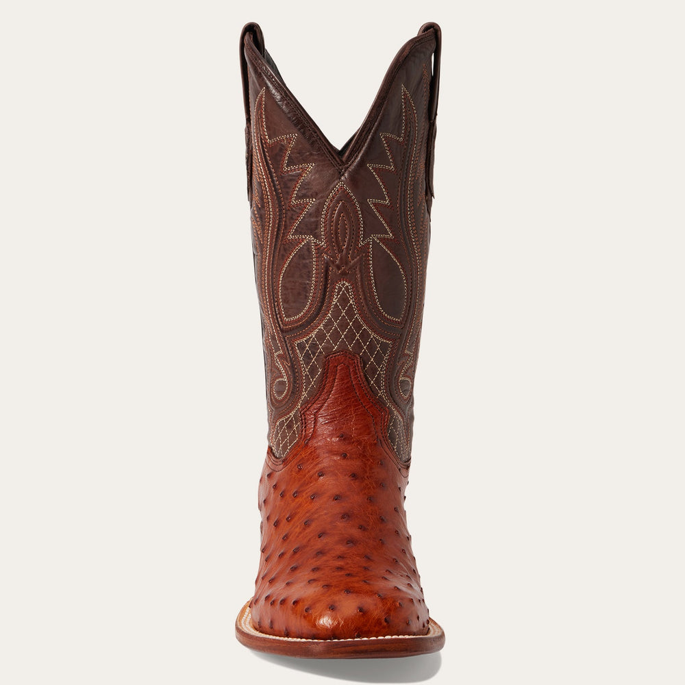 Ozzy Ostrich Boot Brown | Stetson