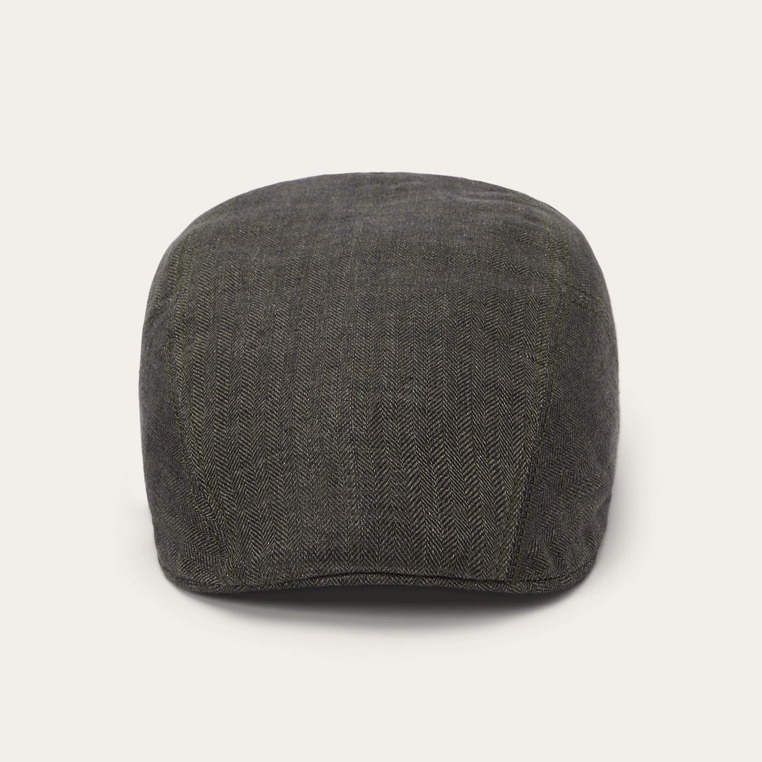 Herringbone Linen Ivy Cap Olive Herringbone | Stetson Hats