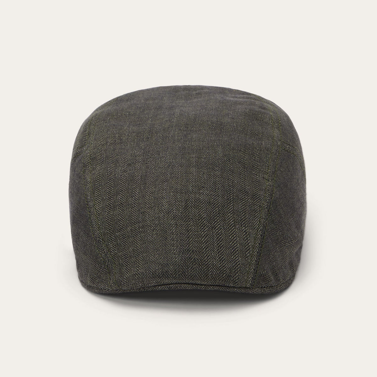 Herringbone Linen Ivy Cap Olive Herringbone | Stetson Hats