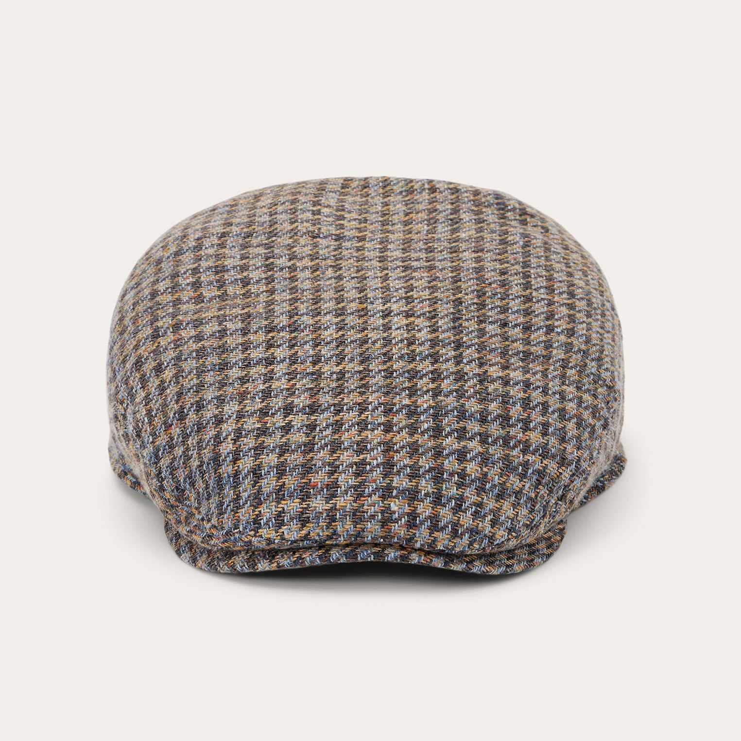 Linen/Cotton Houndstooth Driver Cap Multicolor Houndstooth | Stetson Hats