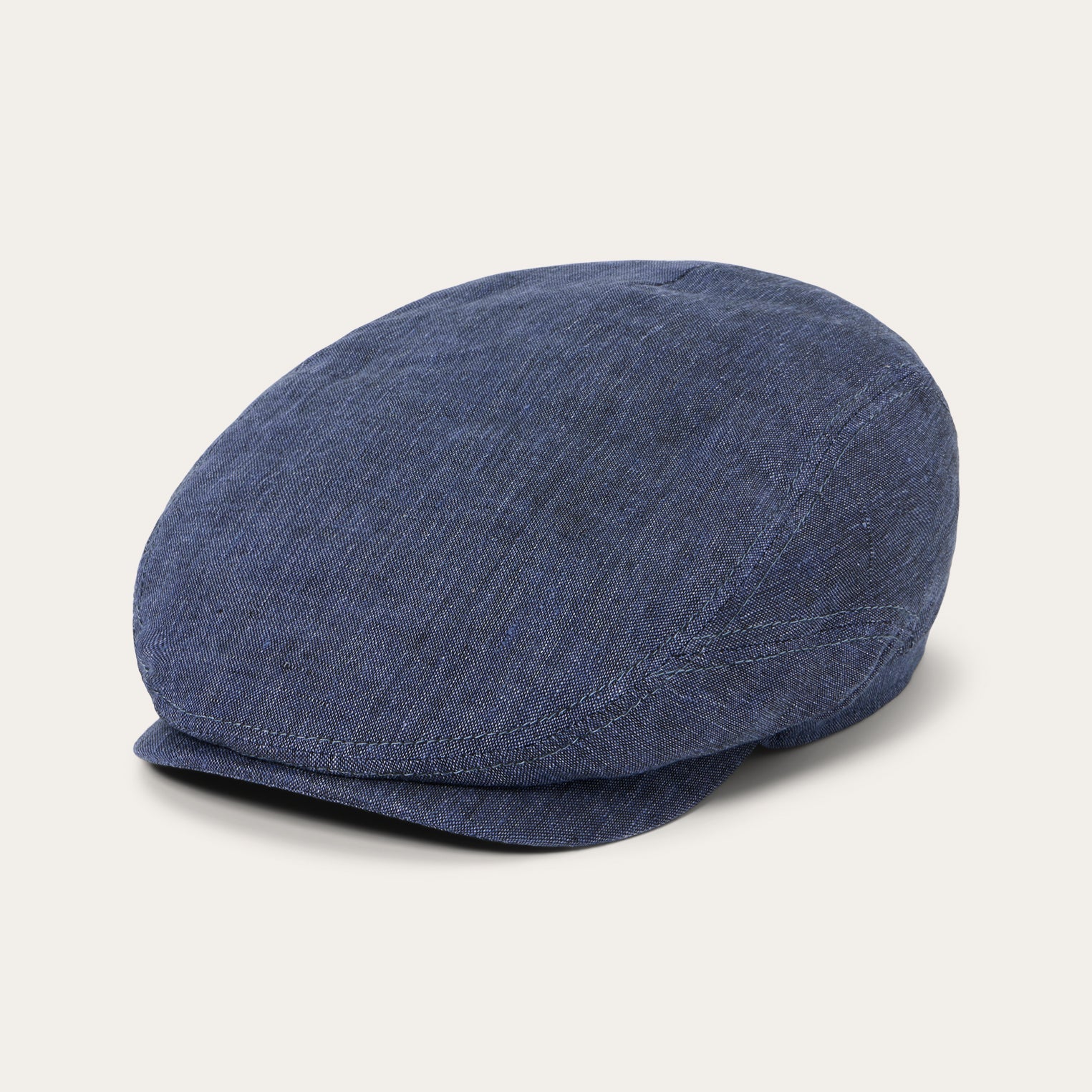 Linen Driver Cap Blue | Stetson Hats