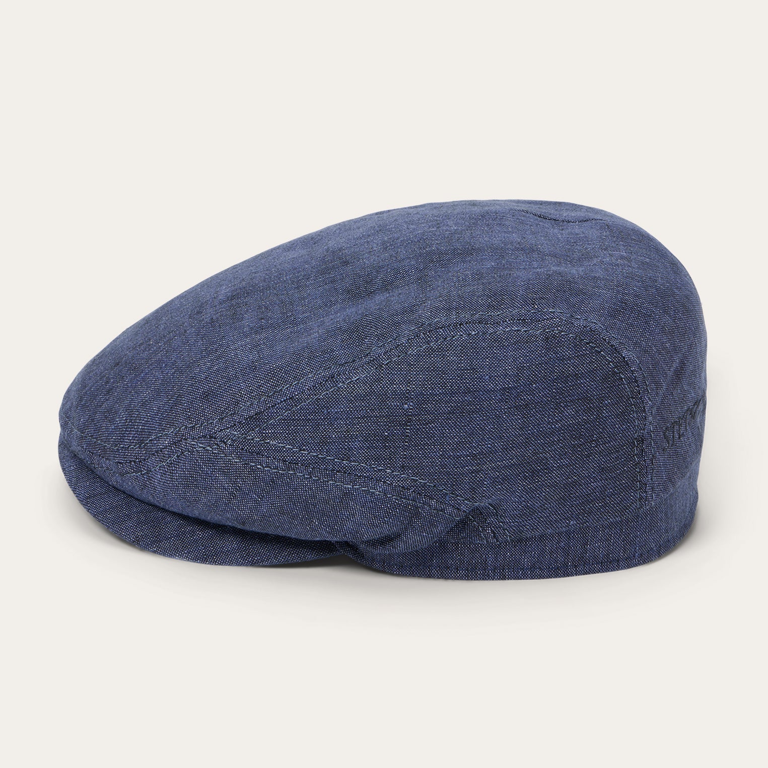 Linen Driver Cap Blue | Stetson Hats