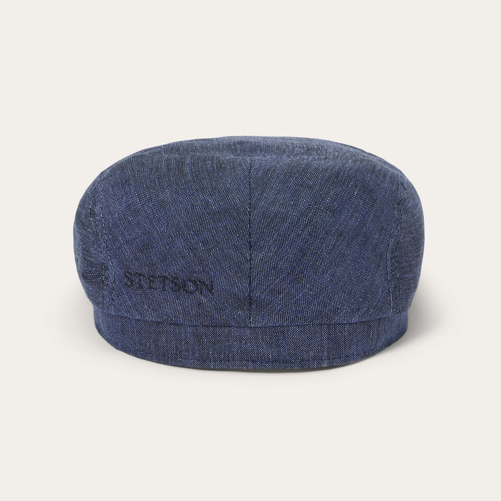 Linen Driver Cap Blue | Stetson Hats
