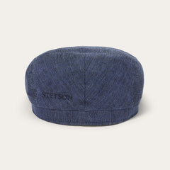 Linen Driver Cap Blue | Stetson Hats