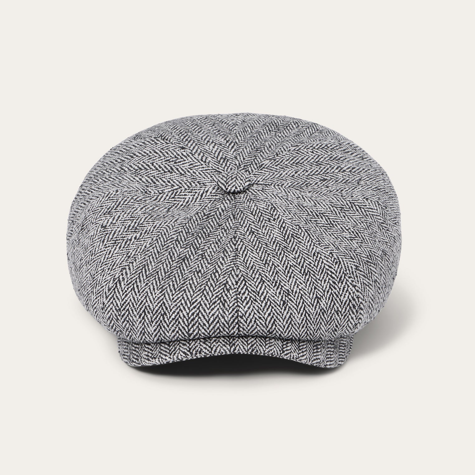 Herringbone Silk Hatteras Black Herringbone | Stetson Hats