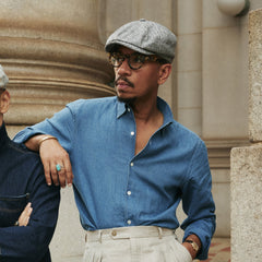 Herringbone Silk Hatteras Black Herringbone | Stetson Hats