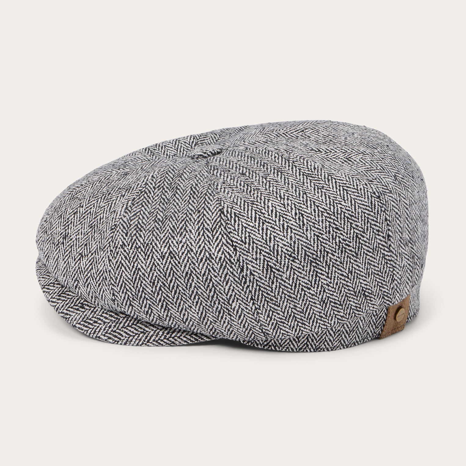 Herringbone Silk Hatteras Black Herringbone | Stetson Hats
