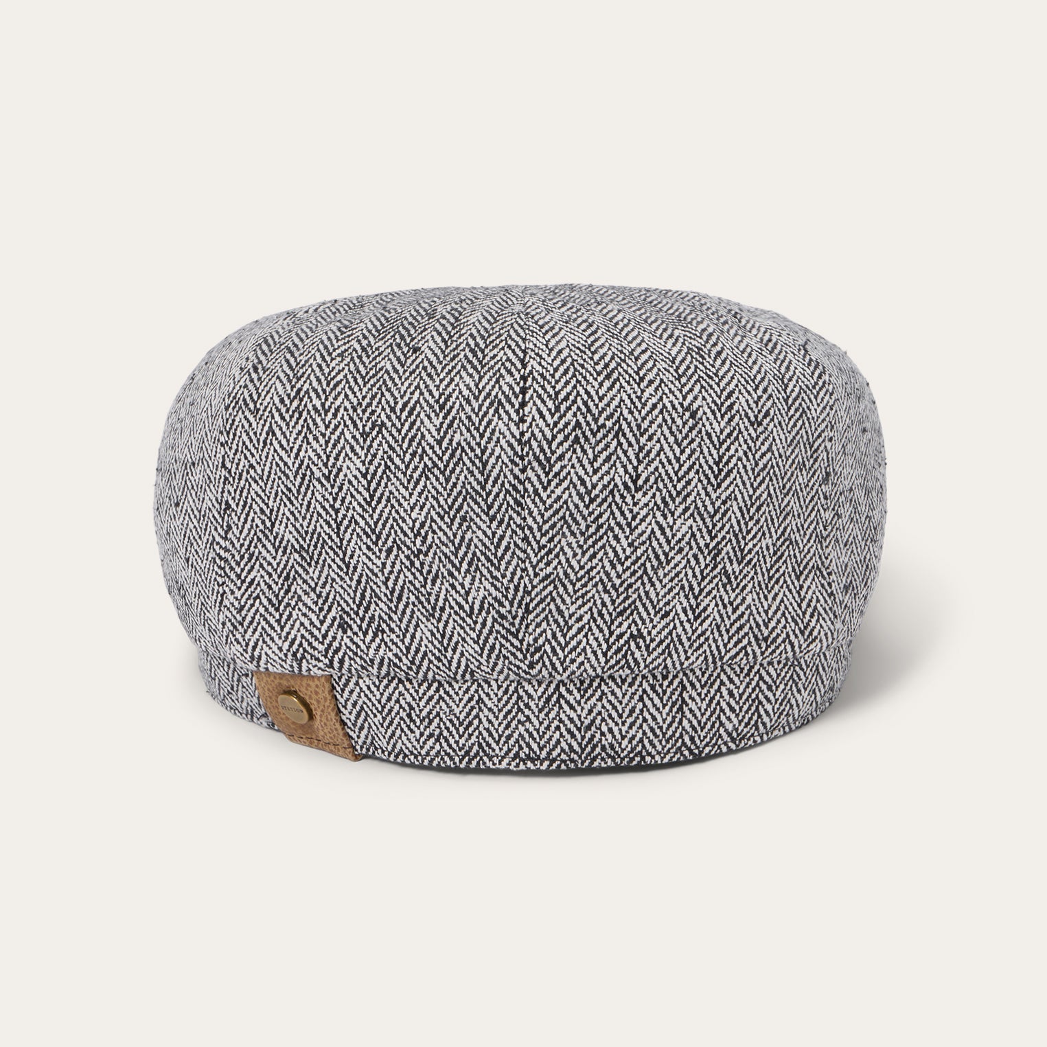 Herringbone Silk Hatteras Black Herringbone | Stetson Hats