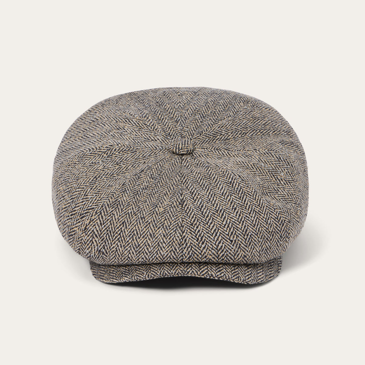 Herringbone Silk Hatteras Black/Brown Herringbone | Stetson Hats