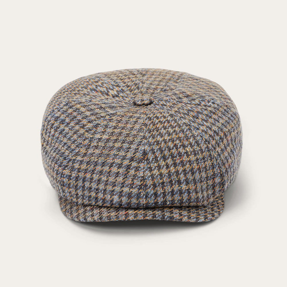 Linen/Cotton Houndstooth Hatteras Multicolor Houndstooth | Stetson Hats