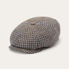 Linen/Cotton Houndstooth Hatteras Multicolor Houndstooth | Stetson Hats