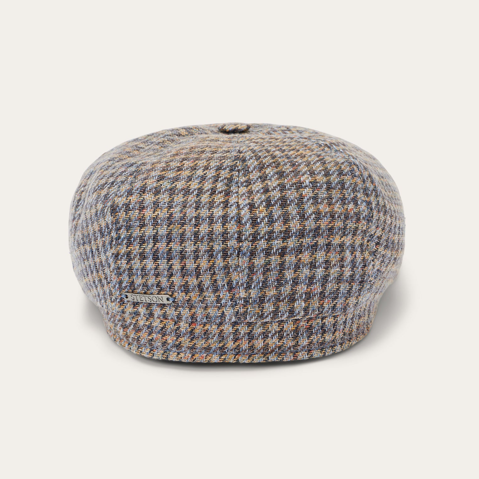 Linen/Cotton Houndstooth Hatteras Multicolor Houndstooth | Stetson Hats