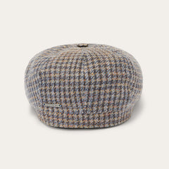 Linen/Cotton Houndstooth Hatteras Multicolor Houndstooth | Stetson Hats