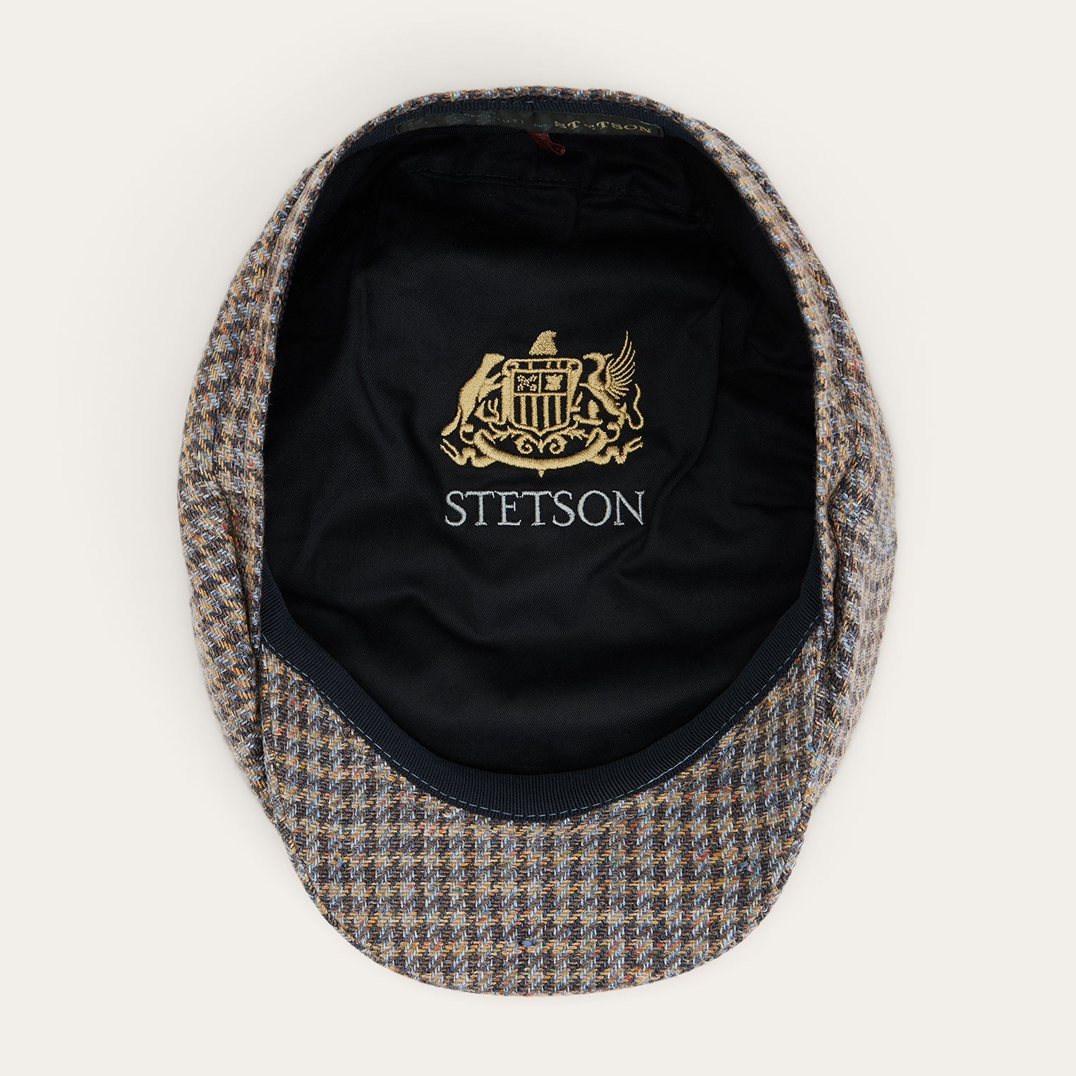 Linen/Cotton Houndstooth Hatteras Multicolor Houndstooth | Stetson Hats