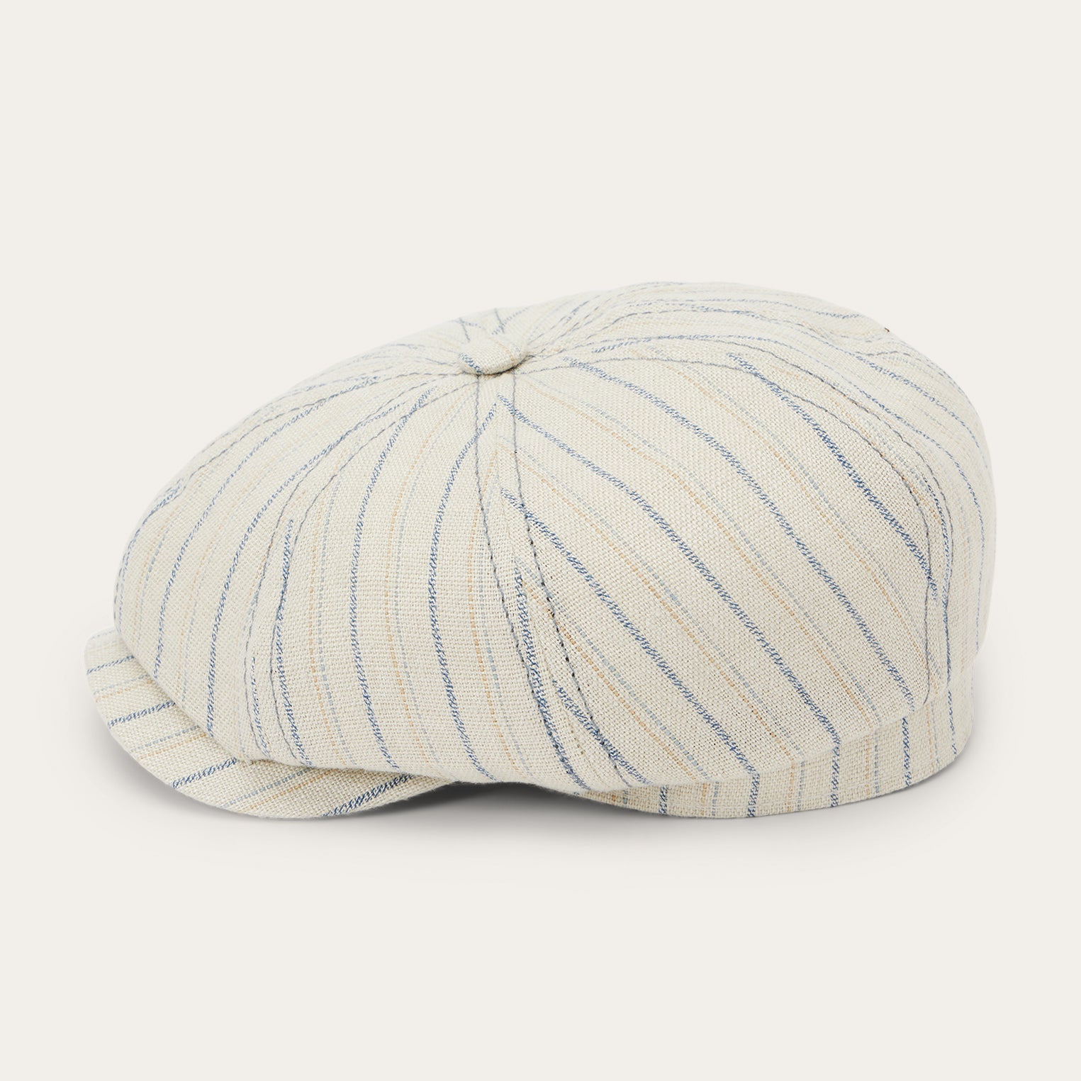 Striped Linen Hatteras Off White With Stripes | Stetson Hats