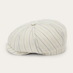 Striped Linen Hatteras Off White With Stripes | Stetson Hats