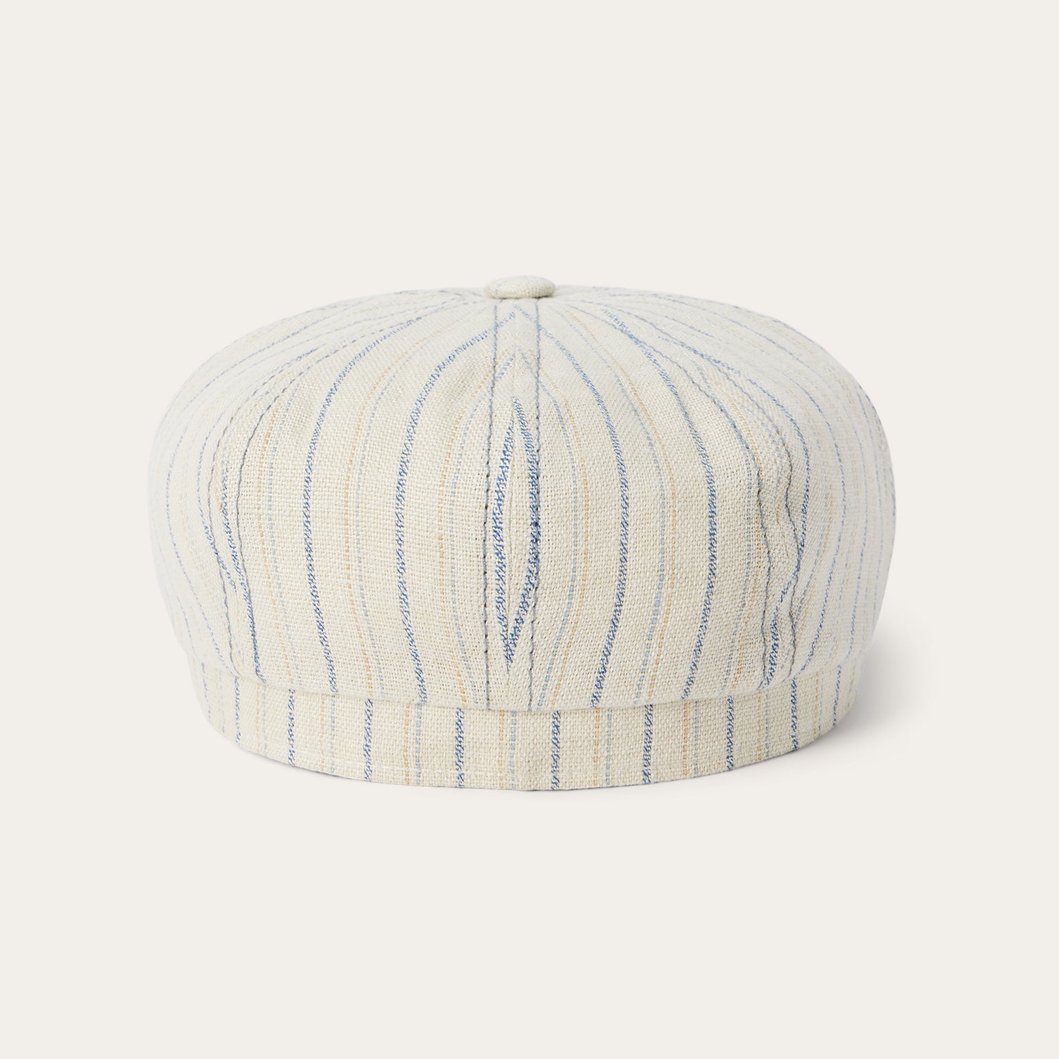 Striped Linen Hatteras Off White With Stripes | Stetson Hats