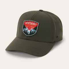 Sunset Baseball Cap Olive | Stetson Hats