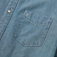 Chambray Denim Shirt Blue | Stetson Men