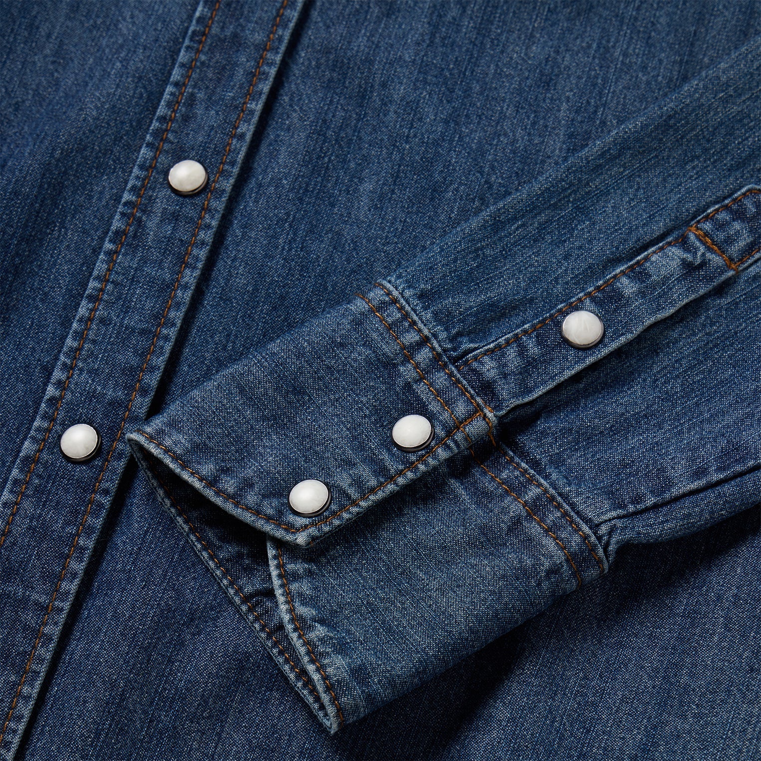 Dark Denim Snap Western Shirt Blue | Stetson Women